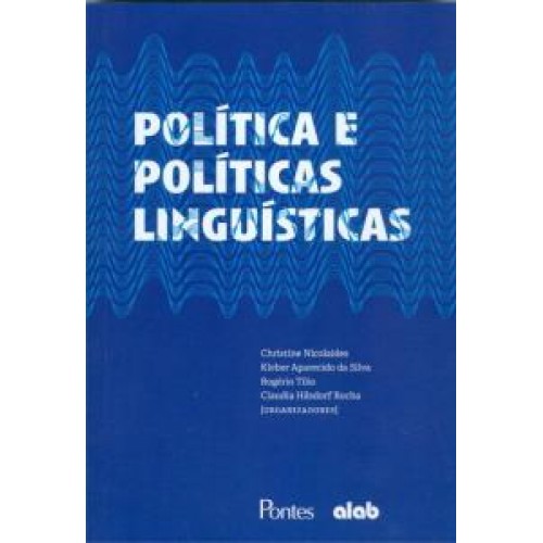 Capa do livro "Política e Políticas Linguísticas"