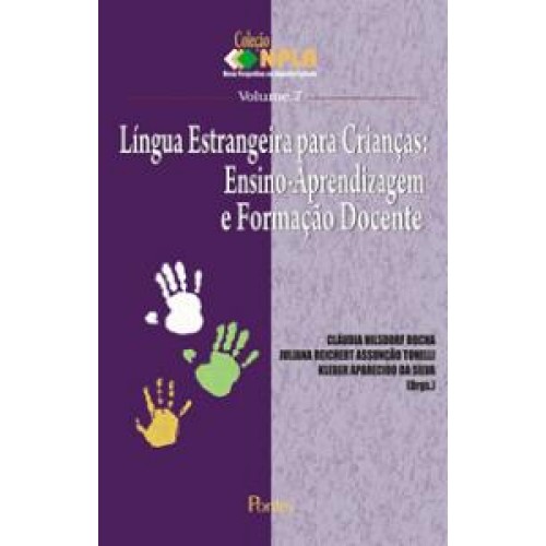 Capa do livro "Língua Estrangeira para o ensino-aprendizagem e formação docente"