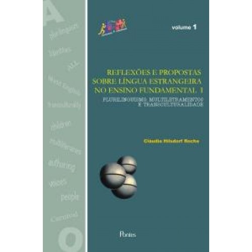 Capa do livro "Reflexões e Propostas sobre Língua Estrangeira no Ensino Fundamental I"